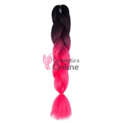 Coada de par afro impletita de  60 cm Premium 214 - Brunet-Roz Neon B46